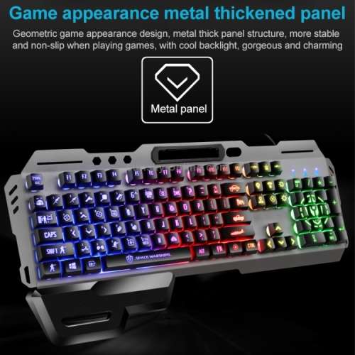 Space warships gk70 led backlit - gaming keyboard - black