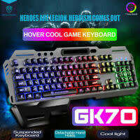 Space warships gk70 led backlit - gaming keyboard - black