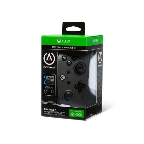 PowerA Enhanced Wired Controller for Xbox One - Brushed Gunmetal - GREAT DEALS!!
