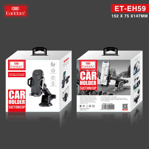 Earldom et-eh59  - 360 degree rotating - universal car holder - black