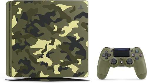 Ps4 slim console 1tb camo limited edition, hdr+ including 1controller and cables- in the box !!!