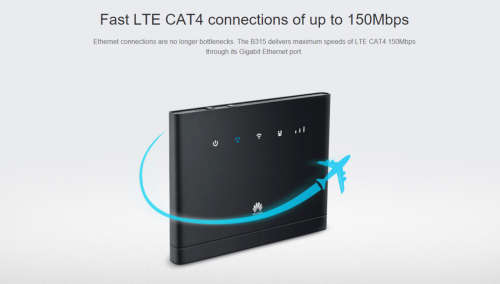 Huawei B315s 4G LTE Router Lite | LTE CAT4 Mobile Wi-Fi 2.4GHz Router !! GREAT DEAL