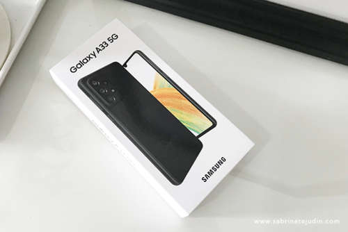 Samsung Galaxy A33 5G -Dual Sim - 128GB - Awesome Black (SM-A336E/DSN) - Brand New !!
