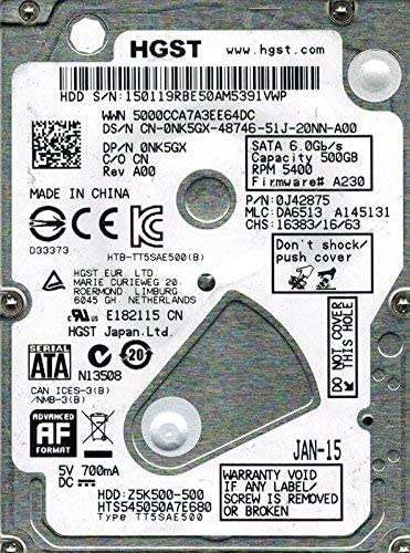 HGST 500GB 2.5` Internal Laptop Hard Drive!!! GREAT DEAL