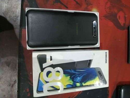 Samsung galaxy A80 128gb 8gb ram 4G in the box with accessories !!