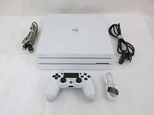 PS4 PRO CONSOLE(white) limited edition 1TB HDD 4K HDR+ INCLUDING 1X CONTROLLER CABLES!! GREAT DEAL