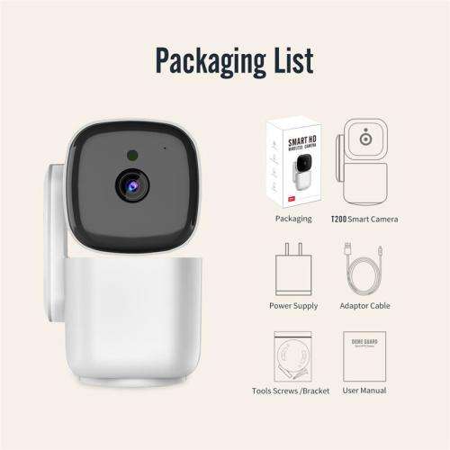 Smart 2mp - high definition ip - surveillance camera - T200 baby monitor 1080p wifi camera