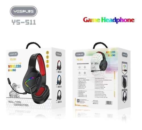 Yes Plus YS-511 Wireless RGB Gaming Headphones With Mic Headsets- GREAT DEALS!!