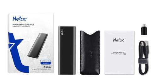 NETAC 250GB 2.5`(Z slim 10/2020) Portable SSD Hard Drive!!! GREAT DEAL