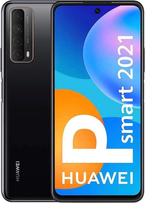 Huawei P Smart 2021 128GB Dual Sim - Midnight Black (Screen protector)