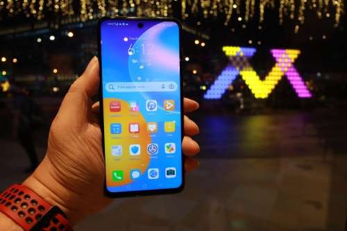 Huawei P Smart 2021 128GB Dual Sim - Midnight Black (Screen protector)