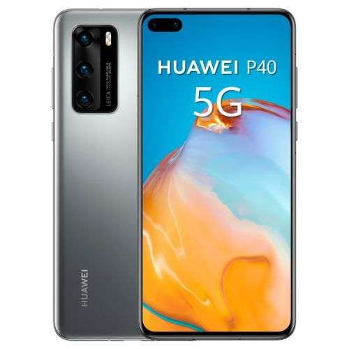 Huawei P40 128GB Dual Sim - Silver Frost, Screen protector, Fast Charger - in the box!!