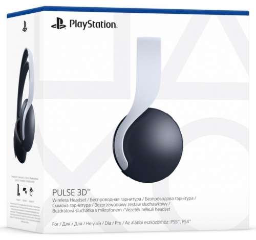 PlayStation 5 Pulse 3D Wireless Headset (PS5) with dongle & 3.5mm Jack - Glacier White- in the box!!