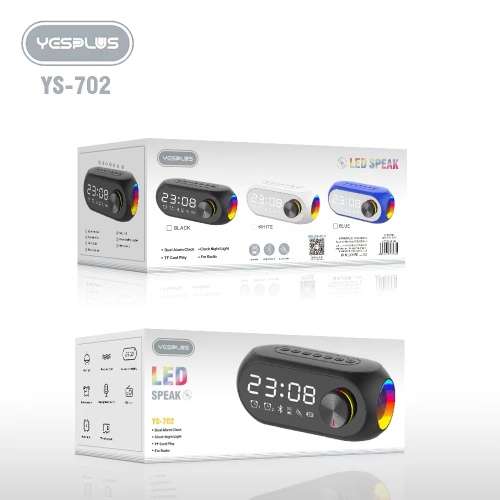Yesplus ys705 - bluetooth multi colour display true wireless stereo speaker