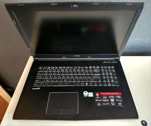 17.3` MSI GP72VR LEOPARD PRO CORE i7, 16GB DDR4 RAM, 256GB M.2 SSD, 1TB HDD, NVIDIA GTX 1060!!