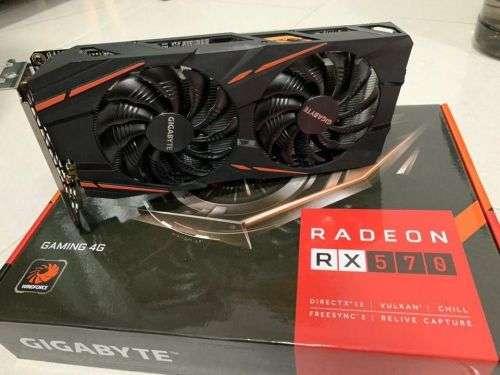Gigabyte Radeon RX 570 Gaming 4G GV-RX570GAMING 4GB GDDR5 256-bit PCI-E  Desktop Graphics!