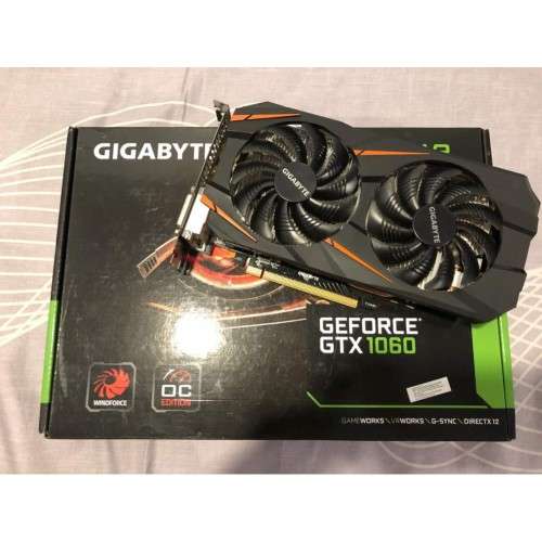 Gigabyte GeForce GTX 1060 WINDFORCE OC 6GB GDDR5 192-bit PCI-E 3.0 Desktop Graphics Card!