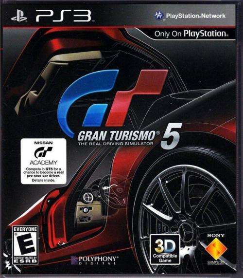 ps3 gran turismo 5- no cover_ GREAT DEAL!!