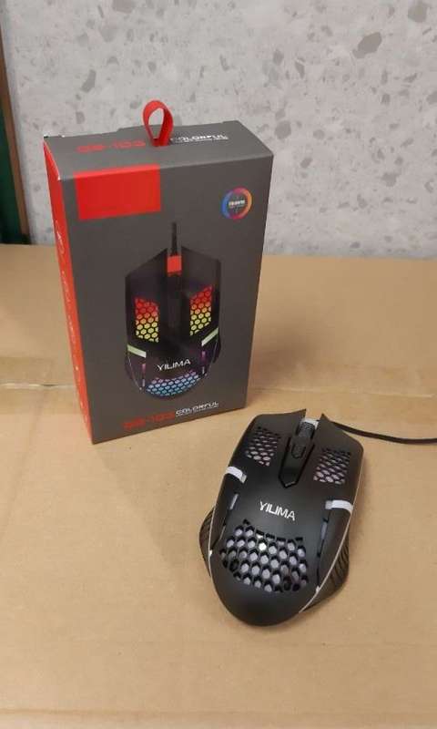Yilima wired-  qs103 colourful - led gaming mouse - Pc