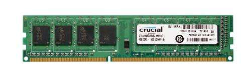 Crucial 4GB PC3L-12800 DDR3-1600MHz RAM CT51264BA160B