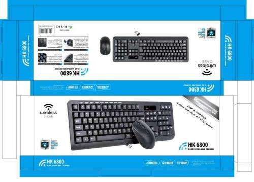 Wireless keyboard and mouse combo- hk6800