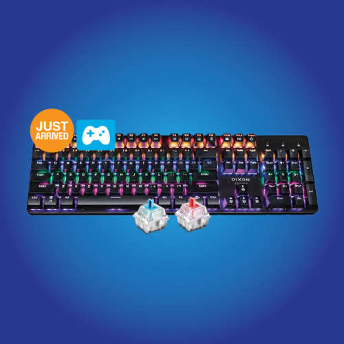 DIXON MECHANICAL GAMING KEYBOARD Model: G650B - Black - GREAT DEALS!!