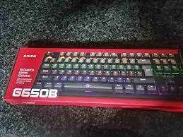 DIXON MECHANICAL GAMING KEYBOARD Model: G650B - Black - GREAT DEALS!!