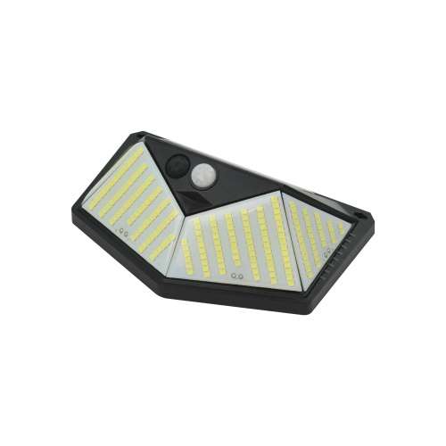 Solar power sensor - wall light 220 led - bright wireless security motion