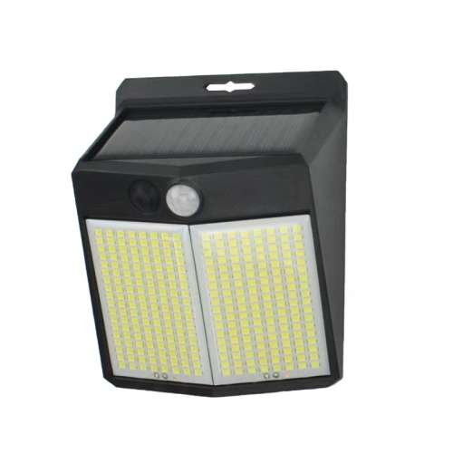 Solar power sensor - wall light 288 led - bright wireless security motion