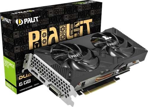 Palit GeForce GTX 1660 TI dual 6GB GDDR6 192-bit PCI-E 3.0 Desktop Graphics!