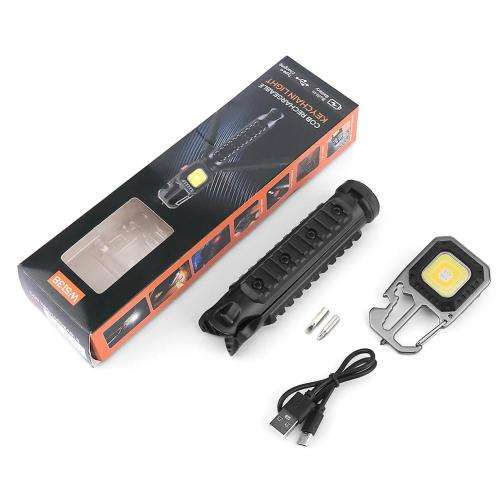 Led rechargeable keychain light - w5138 with tripod - camping light
