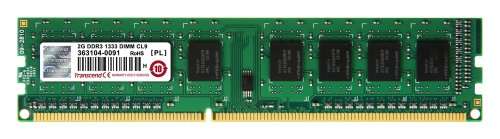 Transcend 2GB DDR3 PC3-1333 CL9 Deskstop Memory 240-Pin DIMM !!! GREAT DEAL