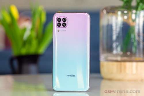 Huawei p40 lite 128gb dual sim - screen protector - light Pink/blue