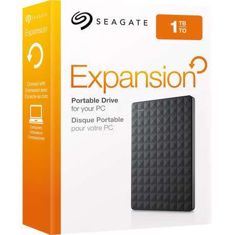 Seagate 2.5-inch 1TB USB 3.0 External Harddrive Basic (Black)
