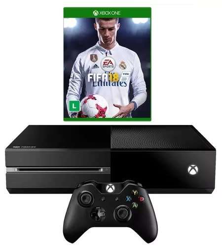 XBOX ONE 500GB WITH FIFA 18  1X Controller & Accessories- GREAT DEAL