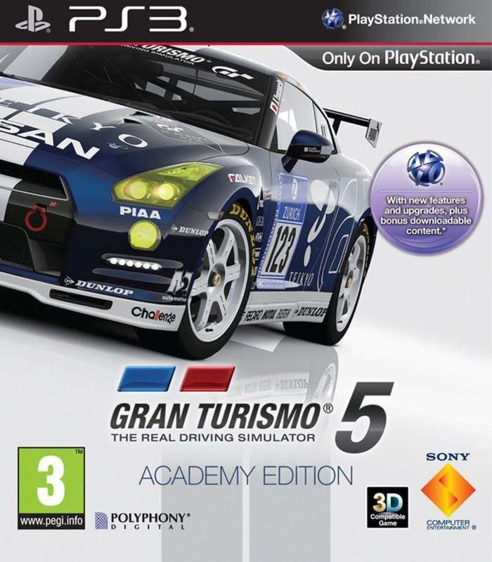 Gran Turismo 5 Academy Edition- Ps3 game