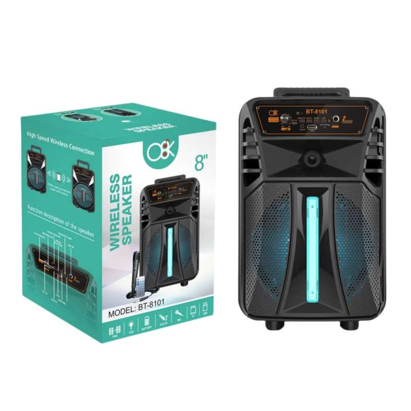 BT Speaker BT-8101 with Microphone & Remote