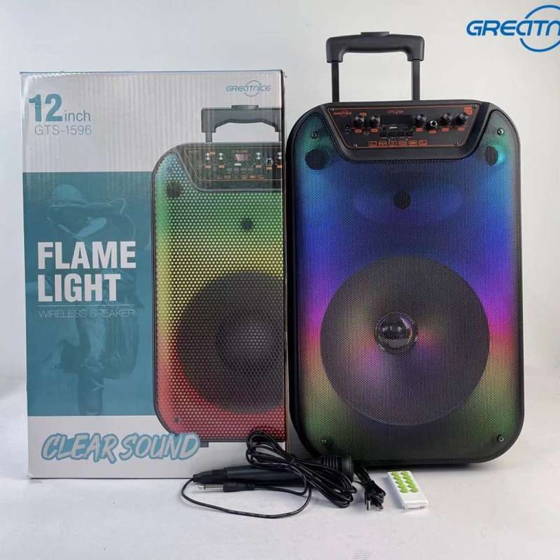 12` BT SPEAKER GTS-1596 W/MICPHONE &REMOTE (SEALED)!!