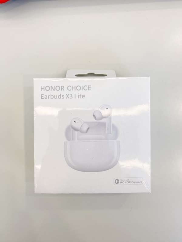Honor Earbuds X3 Lite 28H Long Battery Dual-Mic AI Noice Cancellation (WHITE) IN THE BOX!!