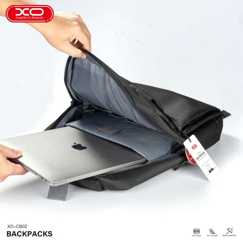 XO CB02 15.6 Computer Shoulder Bag Black (Side USB Port, Quick Charge)  (Local Stock)- GREAT DEALS!!