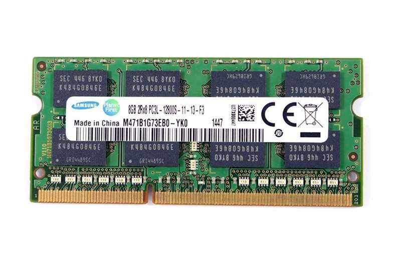 Samsung 8GB DDR3L 2Rx8 PC3-12800S-11-13-F3 RAM SODIMM (M471B1G73EB0-YK0)- GREAT DEALS!!