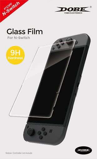 Nintendo switch - dobe twin pack of glass screen protectors