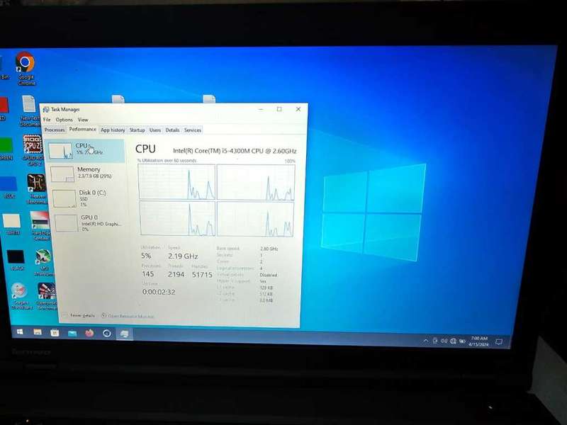 LENOVO THINKPAD T540p- (15.6`) CORE i5-4300M, 8GB DDR3 RAM, 500GB HDD