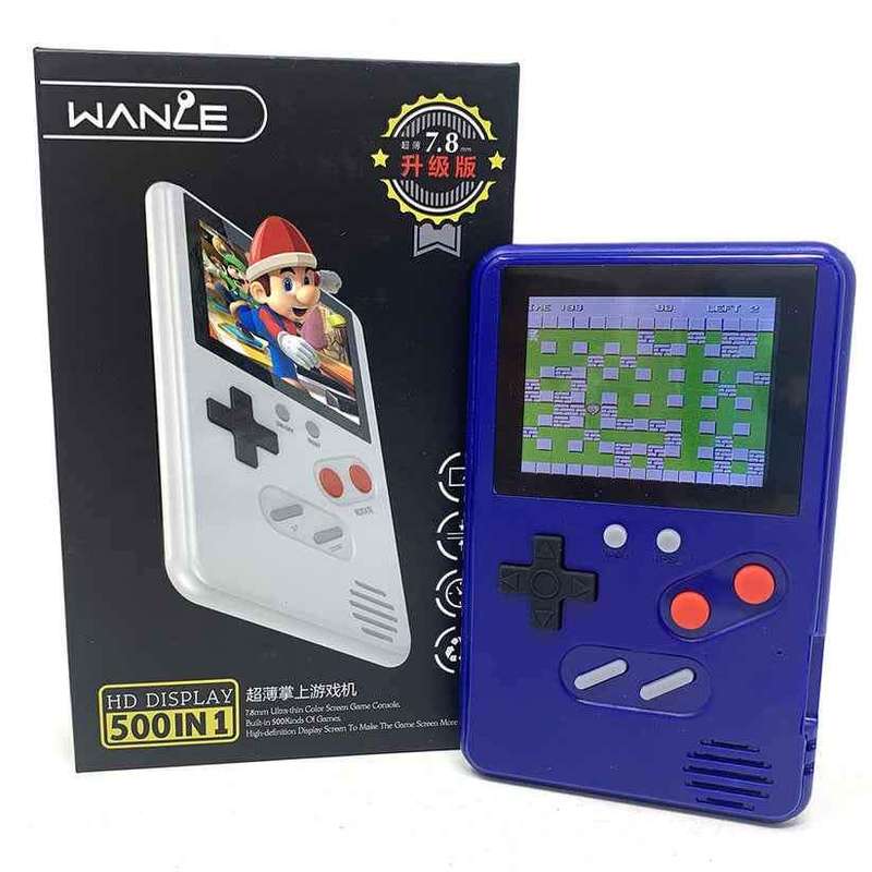 Wanle retro console  - D-10-9 - portable game console- 500 in 1