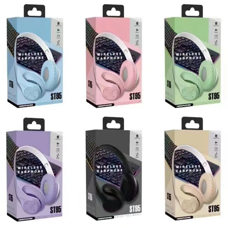 St95 bluetooth compatible 5.0 - wireless headset