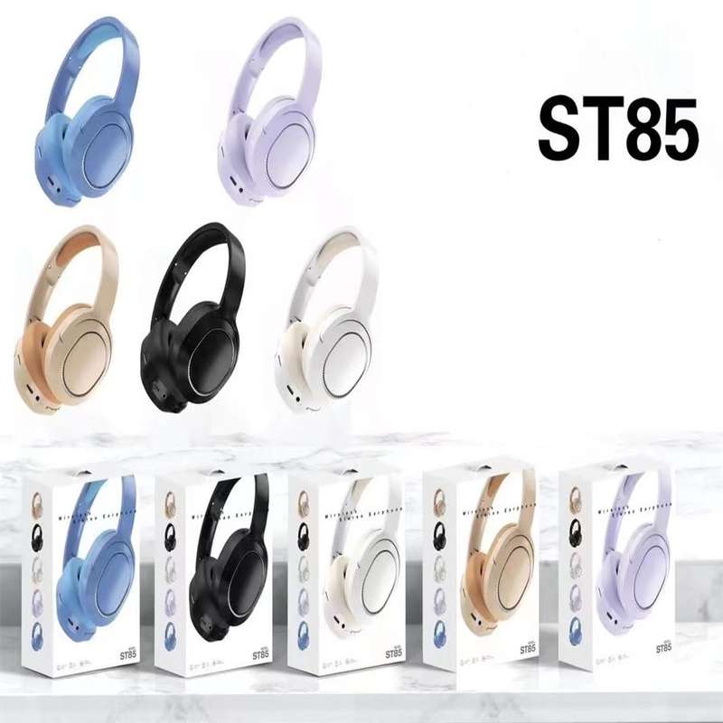 ST85 Bluetooth Wireless Headphones Hifi Stereo With Mic