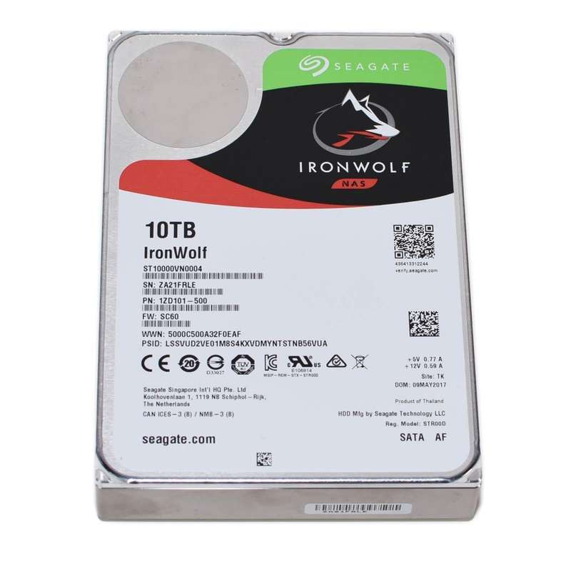 SEAGATE IRONWOLF NAS 10TB SATA 3.5`HDD (ST10000VN0004)