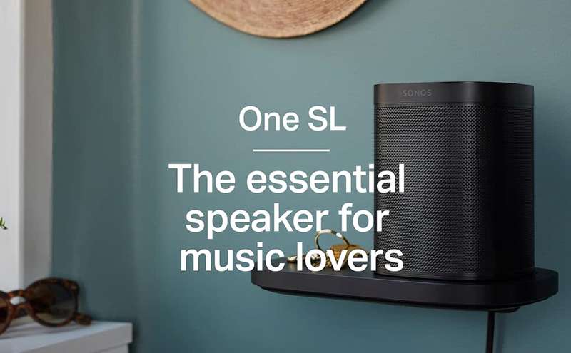 Sonos One SL - The Powerful Microphone-Free Speaker for Music and more, Black IN THE BOX!!