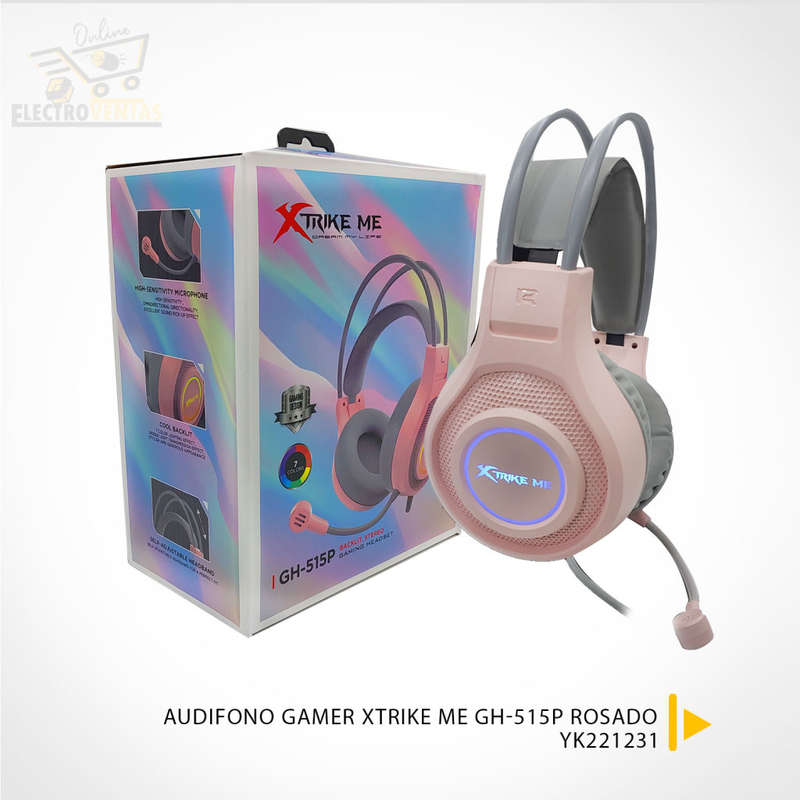 Xstrike gaming headphone - gh 515p - gaming headset rbg - pc,xbox,ps4