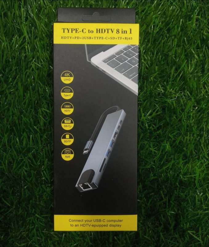 TYPE-C TO HDTV 8 IN 1 -Multi-function 8-in-1 USB-C Adapter Hub!!